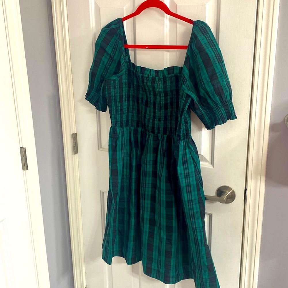 Draper James holiday plaid dress